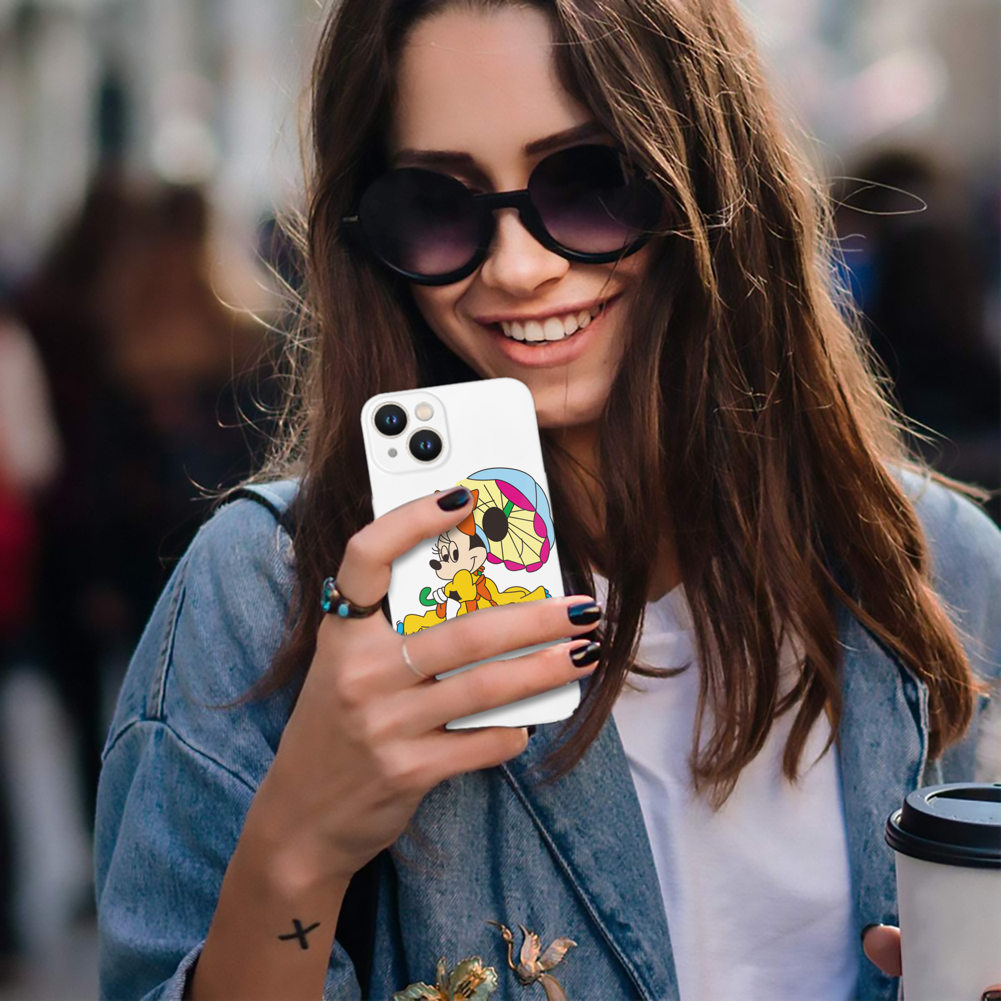（画像用） ミッキーマウス Mickey Mouse 【iPhone 14シリーズ対応】ハードケース